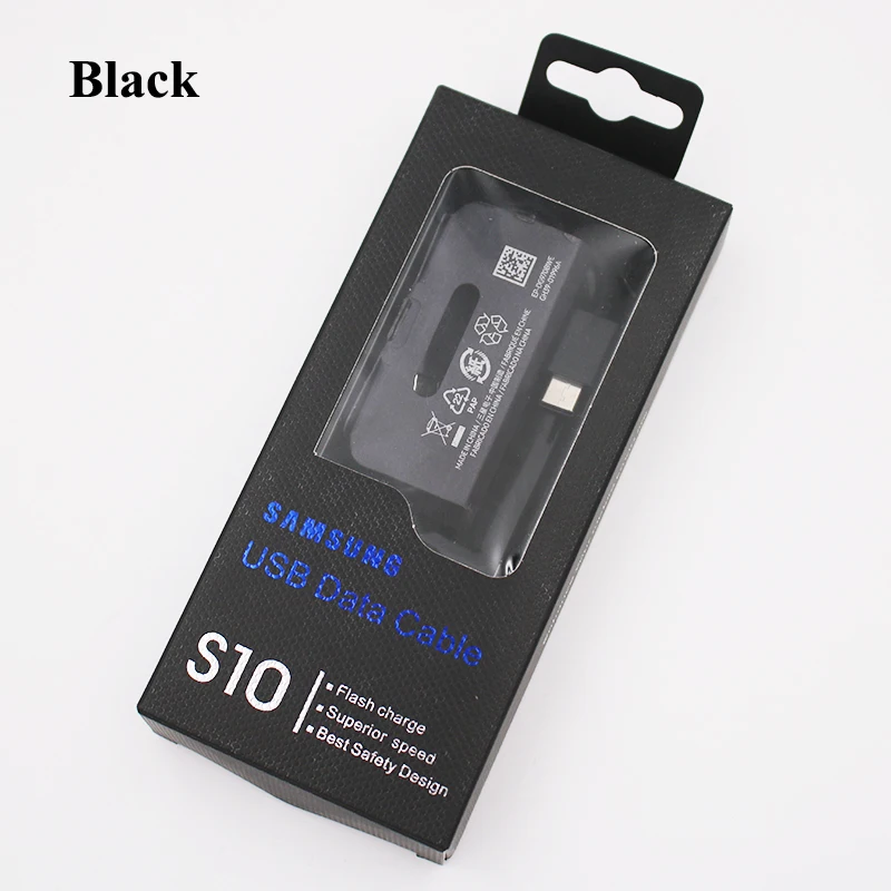 Оригинальный кабель Samsung S10 2A Type C USB 3 1 для быстрой зарядки и синхронизации данных