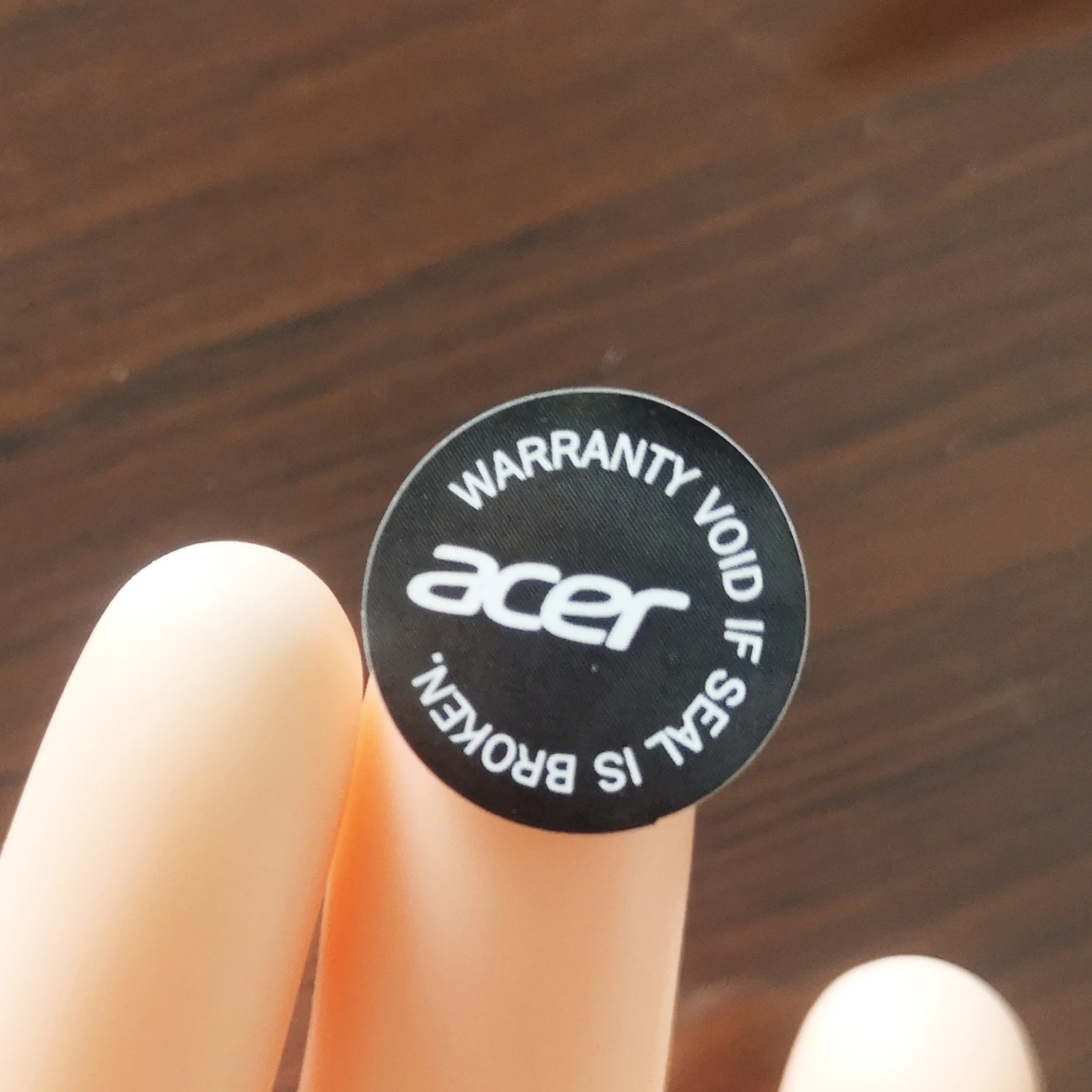 

Гарантия 7 мм или 15 мм acer аннулируется, если уплотнение сломано, ломкая бумажная наклейка, артикул V53