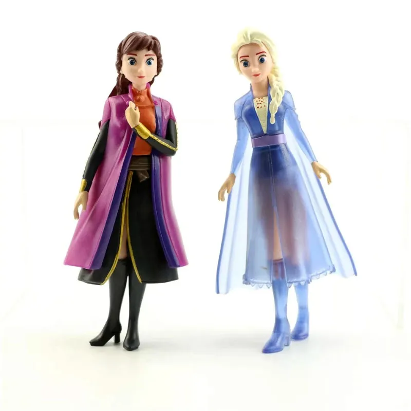 Disney New Movie Frozen 2 Эльза Анна фигурка игрушки 16 см куклы подарки на день рождения для