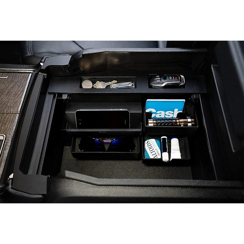 

Car Console Organizer for Ford Trucks F150 (2015-2020) F250 F350 Raptor (2017-2020) Expedition (2018-2020)