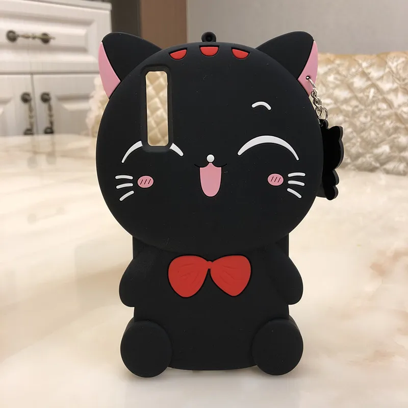 6 Чехол для телефона samsung Galaxy A7 A750 чехол s милый 3D мультяшный Кот Ститч Мягкий силиконовый чехол для samsung A750F A7 чехол - Цвет: 6