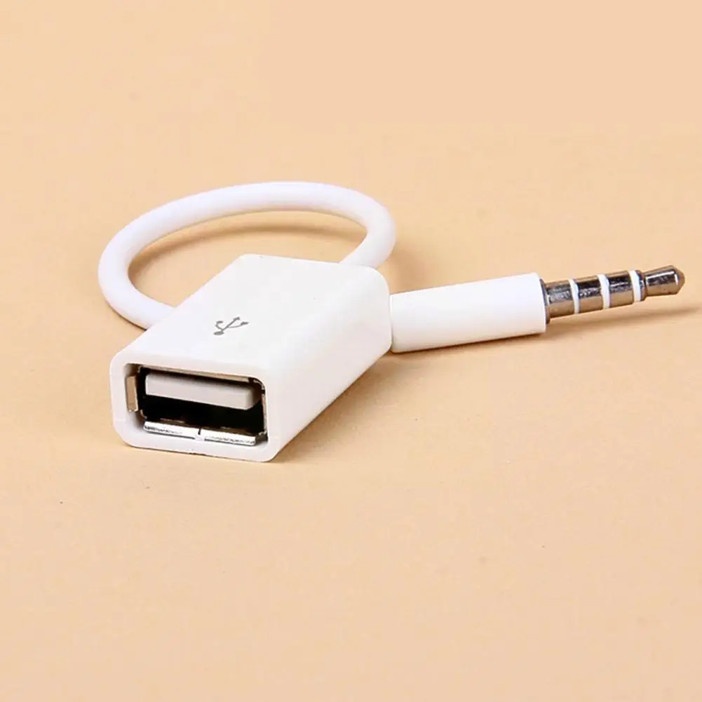 Переходник с аудиоразъемом 3 5 на USB кабель шнур диск привод для телефона MP3