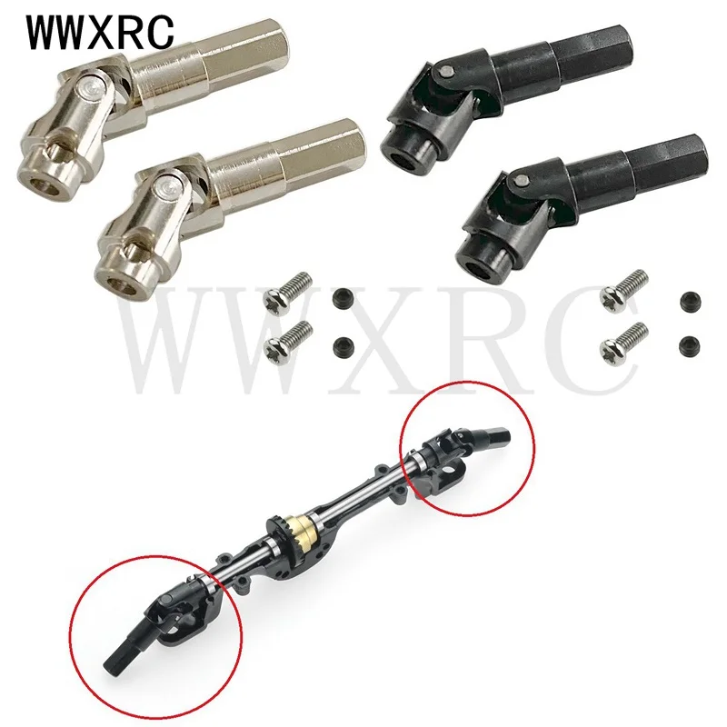 Металлическая передняя ось приводной вал задний для WPL C14 C24 C34 B24 B36 MN D90 D91 MS детали