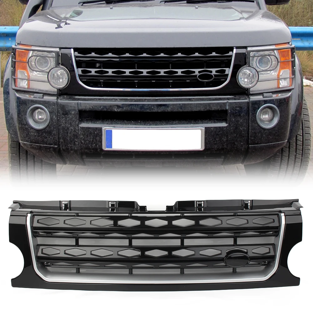 Передняя решетка радиатора автомобиля для Land Rover Discovery LR3 2005 2006 2007 2008 2009 из