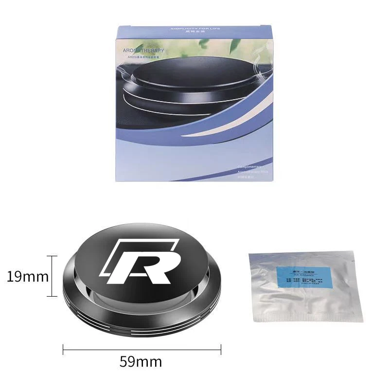 Car Air Freshener Flying saucer Perfume Fresh Car-style For VW R logo t5 polo golf mk7 mk6 mk5 cc Aromatherapy Accessories | Автомобили и