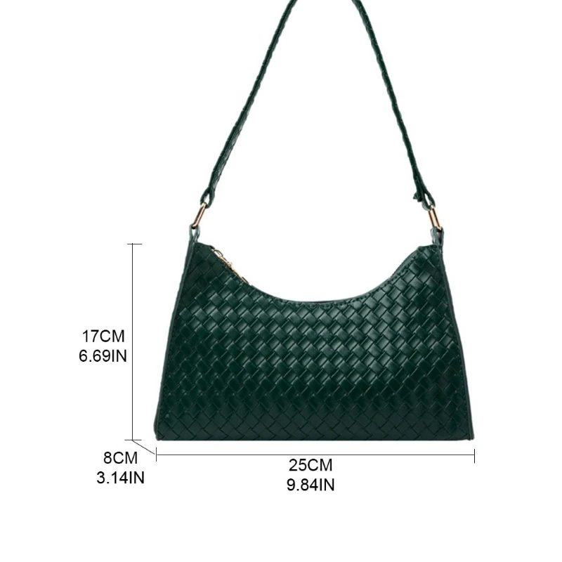 

Plaid Pattern Women Underarm Bag Vintage Design PU Leather Ladies Small Shoulder Bags Female Travel Tote Purse Handbags