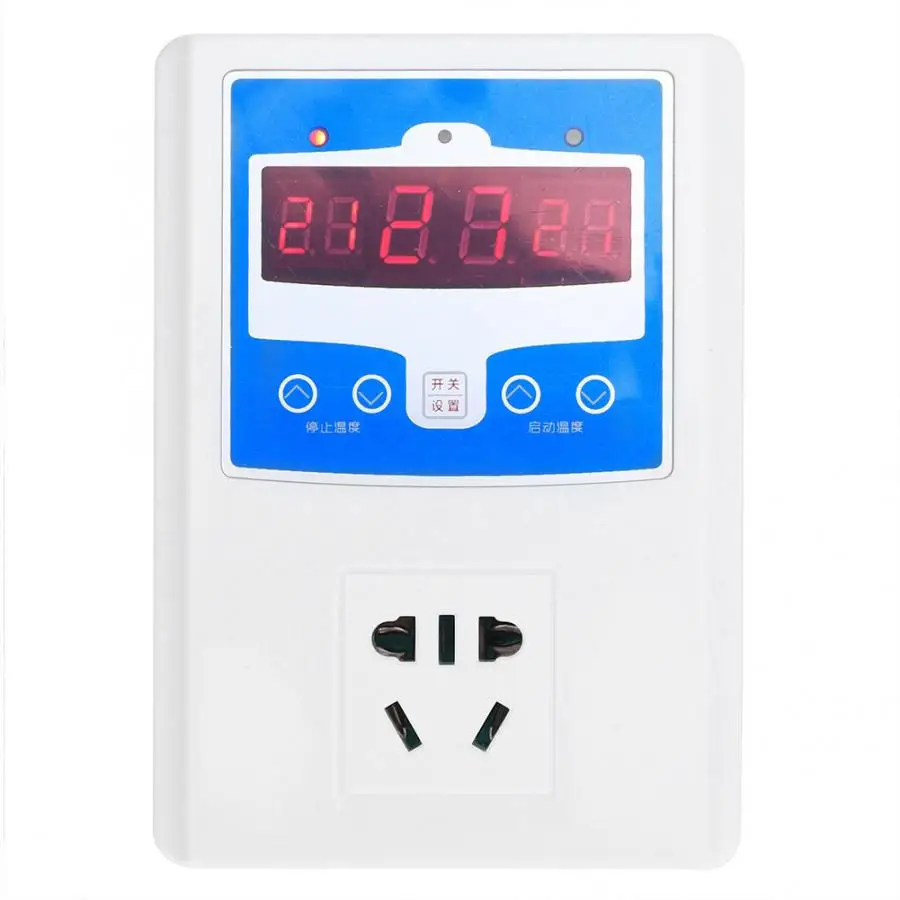 Аквариумная рептилия с 3 цифровым дисплеем термостат контроллер температуры