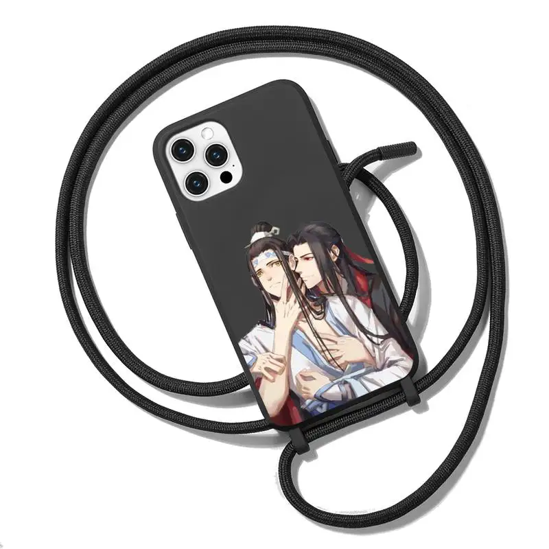 

Mo Dao Zu Shi MDZS Anime Phone Case Necklace Lanyard for iPhone 12 11 8 7 se 2020 mini pro X XS XR MAX Plus