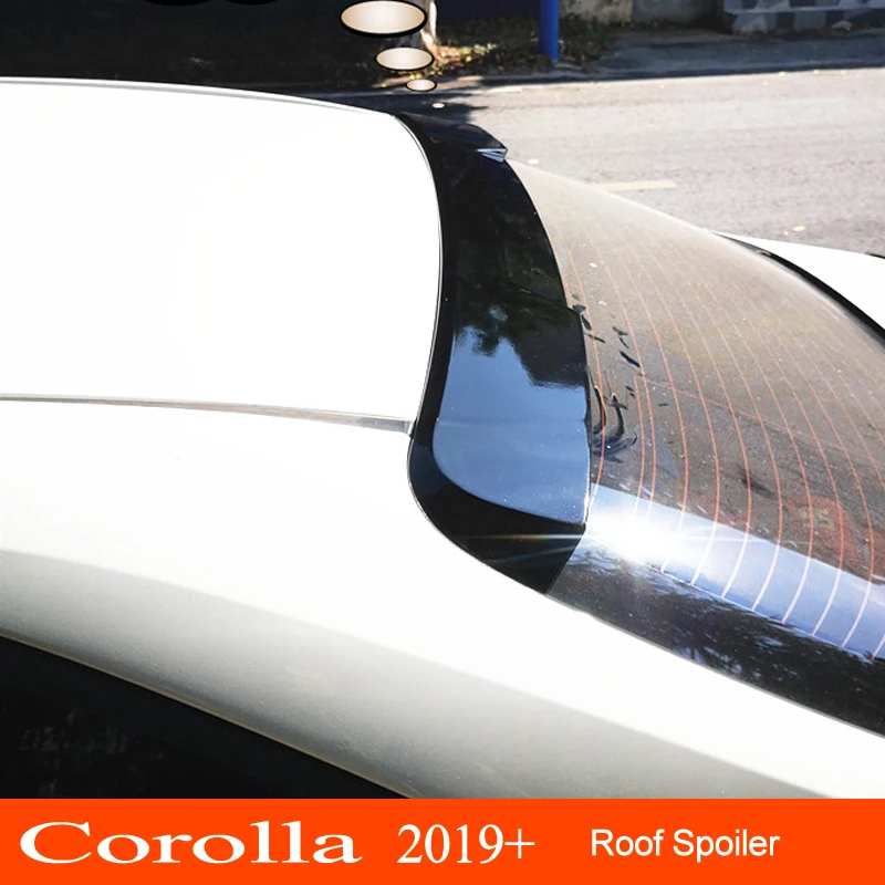 

For Toyota Corolla 2019 2020 2021 2022 ABS Material Car Rear Wing Window Roof Spoiler