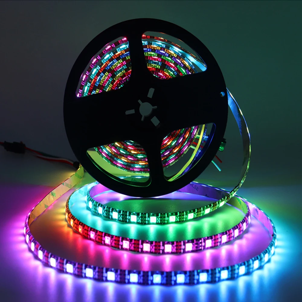 DC5V SK6812 RGBW(Similar WS2812B) 4 In 1 30/60/144 Leds/Pixels/mIndividual Addressable Led Strip IP30/IP65/IP67 1m/5m | Лампы и