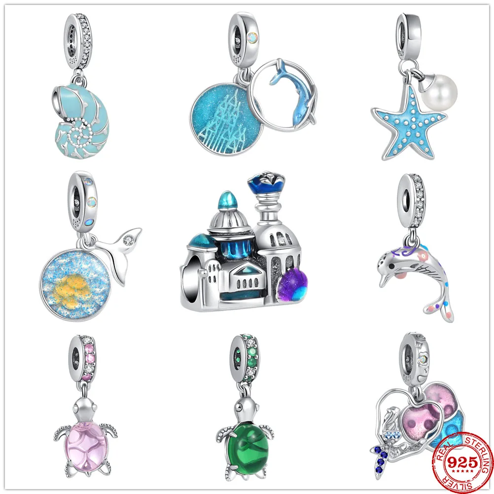 Подвеска из серебра 2021 пробы в виде дельфина морской черепахи |