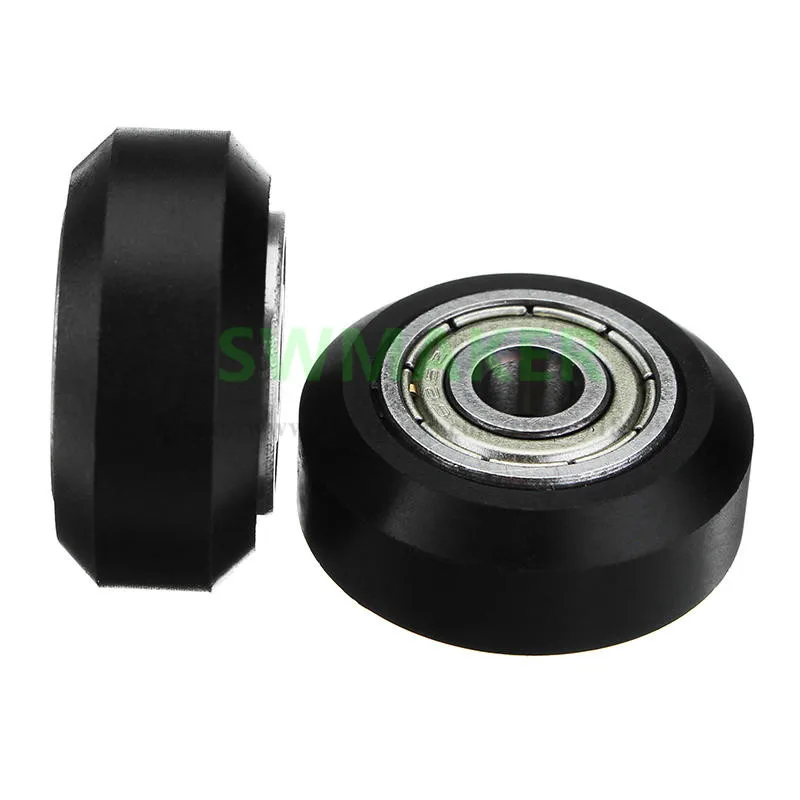 10 шт./упак. TEVO POM материал большое колесо шкива с подшипниками для V-слота 3D