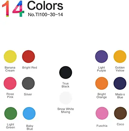 

Tattoo ink 14 colors 30ml / bottle Tattoo pigment ink set for body art professional tattoo ink body art set