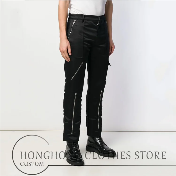 27-44! Индивидуальные модные весенние и осенние штаны для отдыха Молодежные тонкие