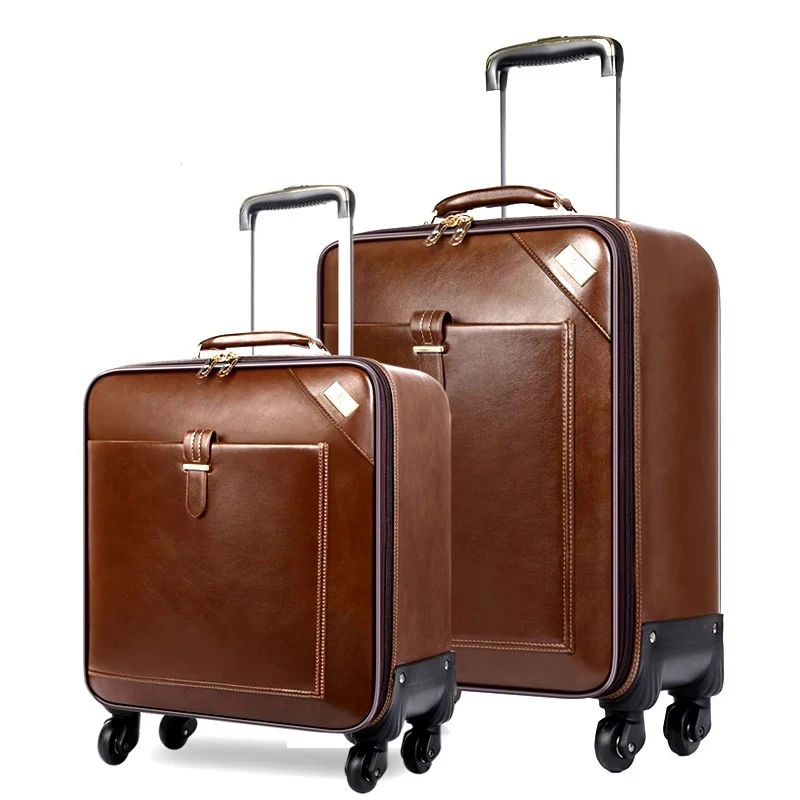 Чемодан на колесиках для мужчин и женщин чемодан деловых поездок|Чемоданы| |