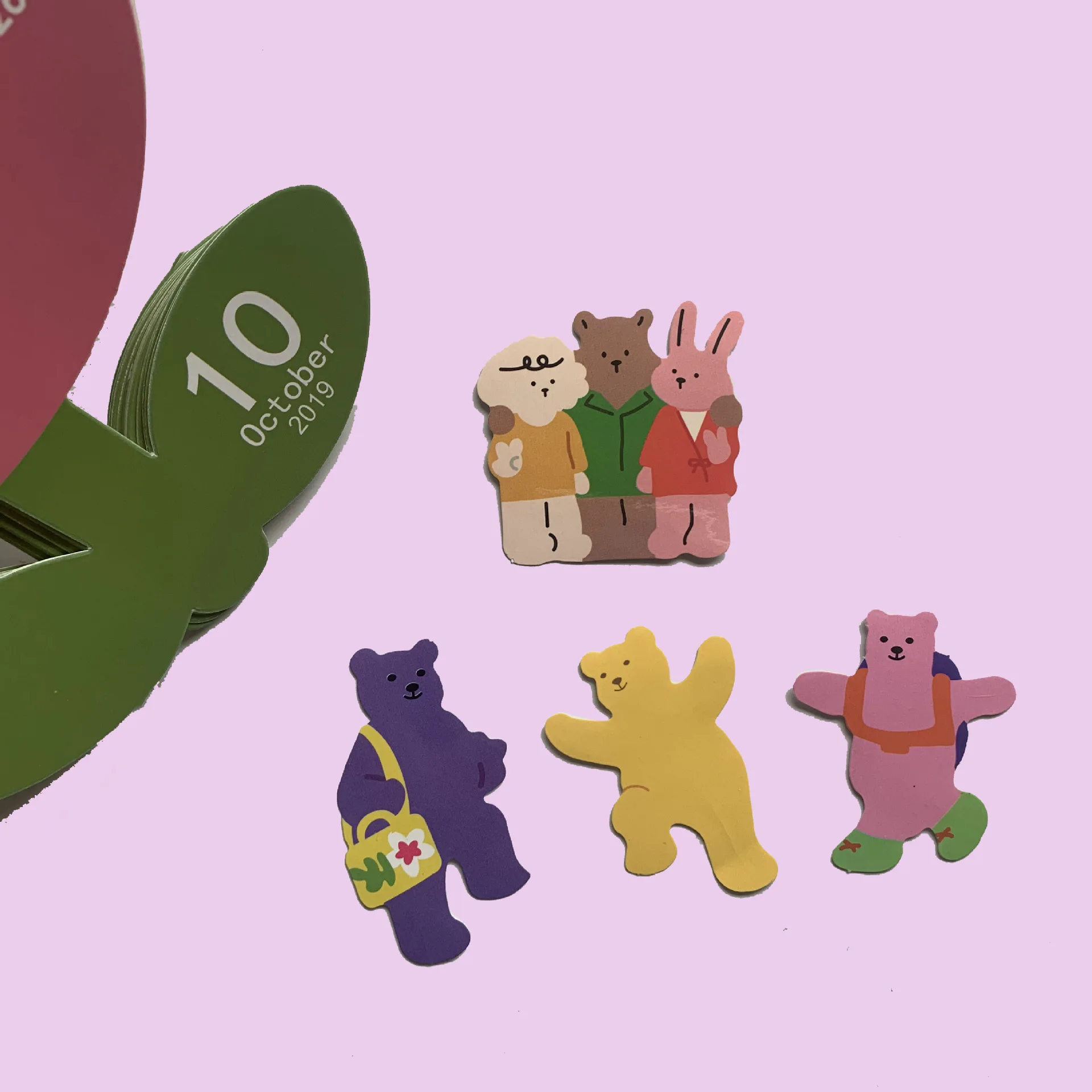 Ins корейский милый весенний маленький Медвежонок милая девушка наклейка Сделай