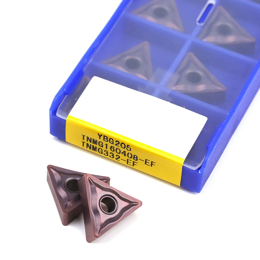 

TNMG160408-EM/EF YBG205 Cutting inserts Milling inserts Turning blade CNC lathe processing tools Hard alloy wear-resistant blade
