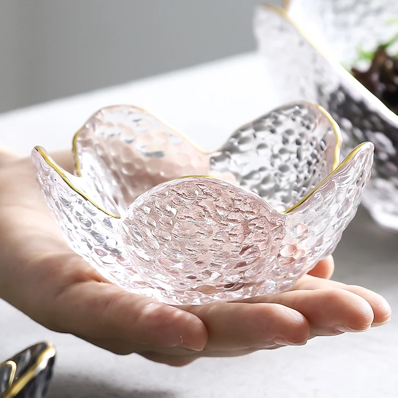 

Phnom Penh Petals Yogurt Fruit Dessert Salad Bowl Tableware Decoration Creative Irregular Food Container Soup Rice Bowl Picnic