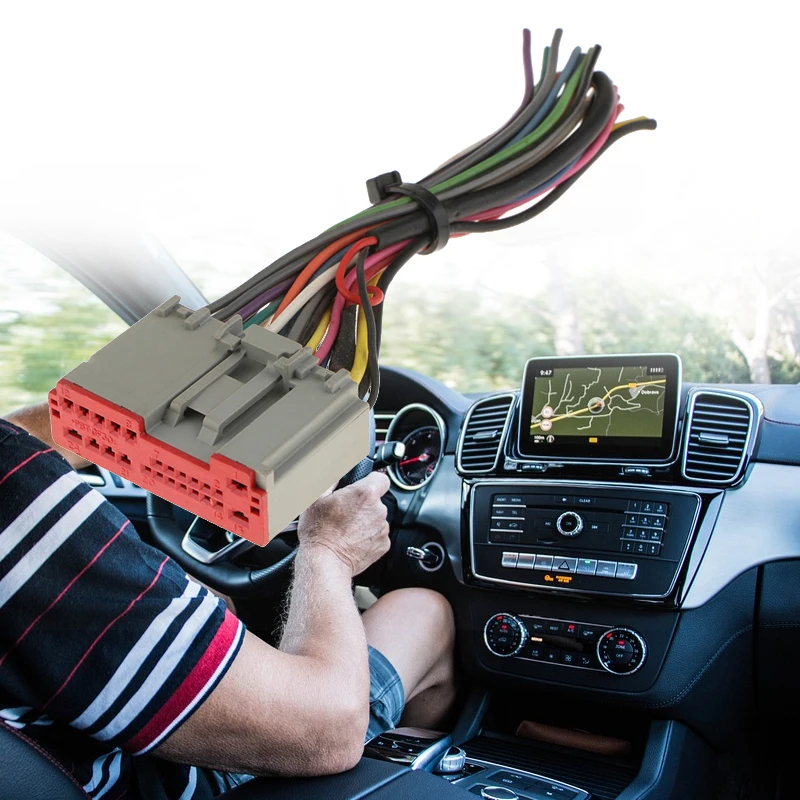 1 шт. автомобильный стерео радио ISO Проводной адаптер соединитель для