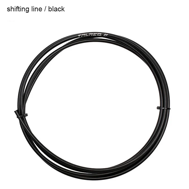 shift line black 3 м велосипедные тормозные кабели универсальные MTB Горная дорога велосипед переключения передач провод труба трубка тормозной магистрали корпус 4 мм 5 мм запчасти для велосипеда - Цвет: shift line black
