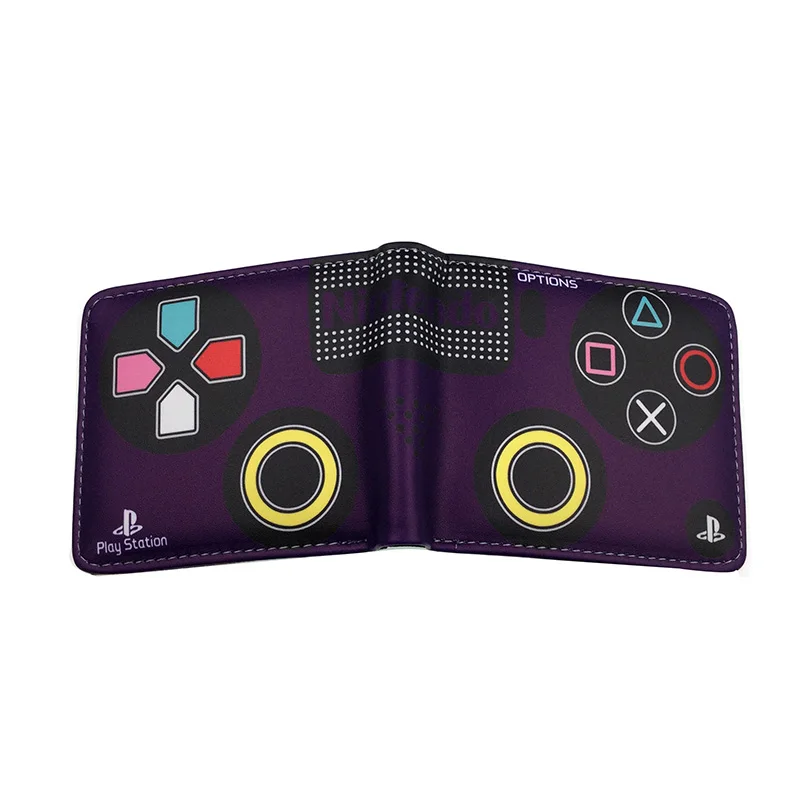 Кошелек "PlayStation" игра мультфильм аниме-кошелек на молнии монета Карманный держатель для карт для детей Мужчины Женщины подарок carteira Кожаные Кошельки - Цвет: N-27