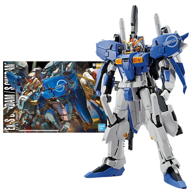 

Bandai Genuine Gundam Model Kit Anime Figure MG 1/100 MSA-0011 EX-S Collection Gunpla Anime Action Figure Toys for Children