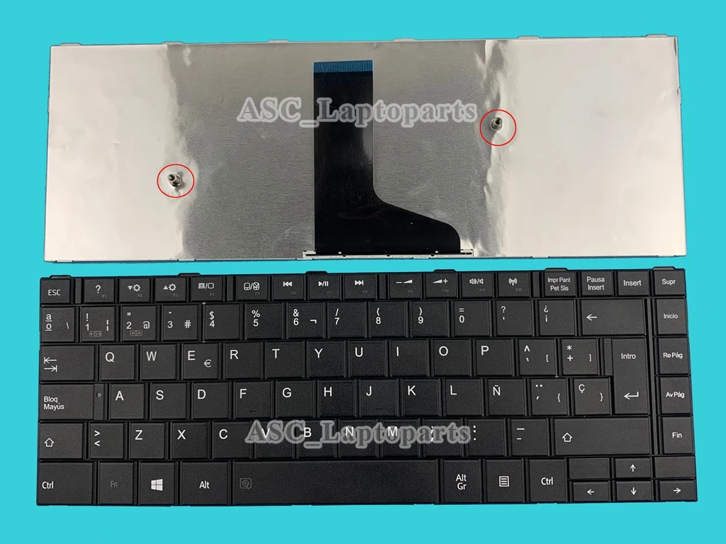 Новая клавиатура с испанской раскладкой для Toshiba