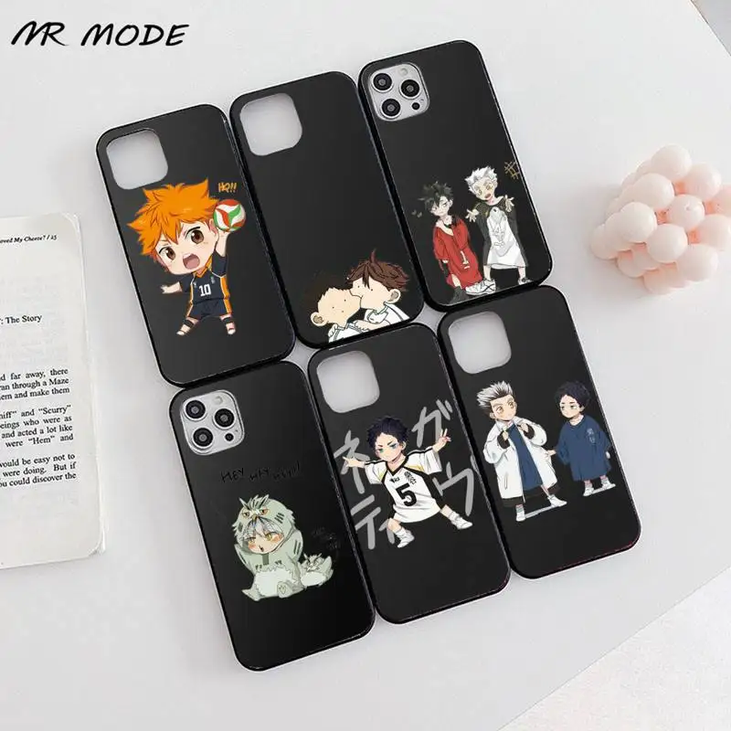 

Japan Anime Oya Haikyuu Love Volleyball Phone Case for iPhone 13 12 11 mini pro XS MAX 8 7 6 6S Plus X SE 2020 XR