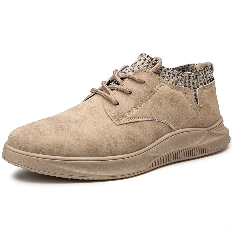 Повседневная Спортивная обувь для мужчин сезон осень Новинка кожаные ботинки