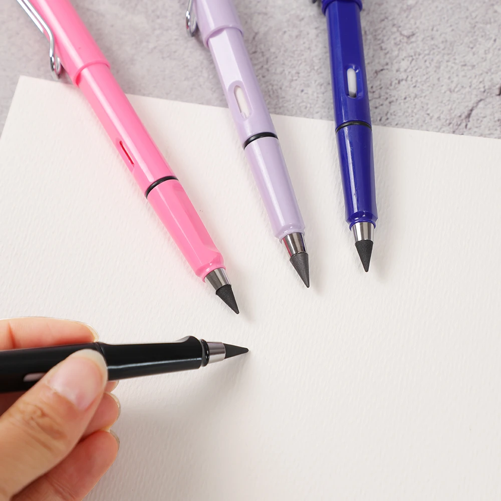 1 Set Unlimited Writing Eternal Pencil With Refill No Ink Magic Pencils for Painting Art Sketch Pen School Stationery | Канцтовары для