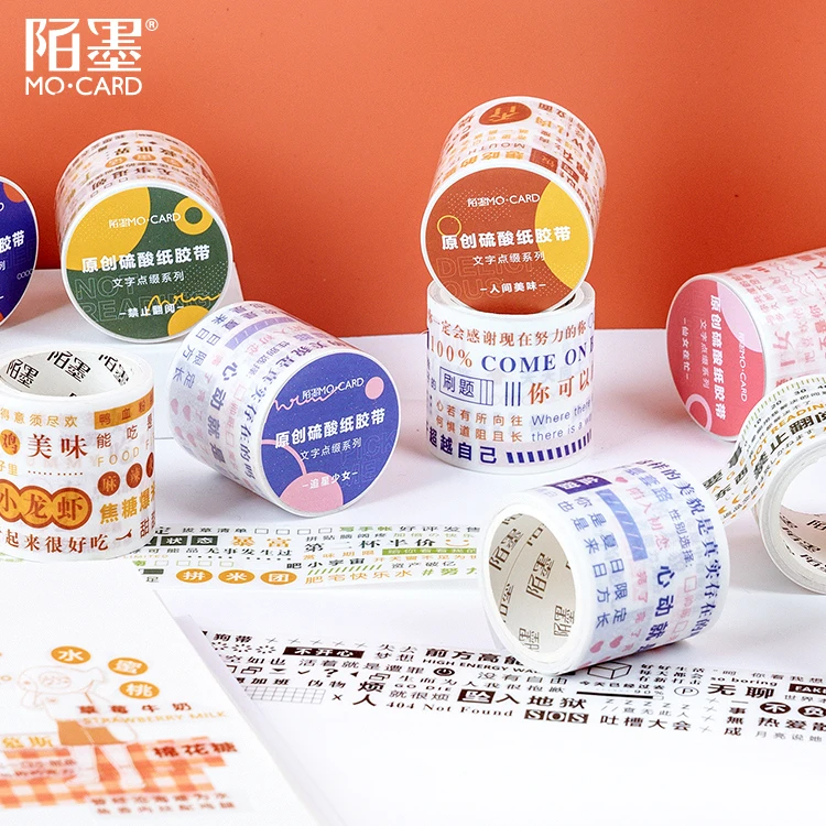 Текстовое украшение 1 шт./милые Креативные Ретро персональные ленты альбом