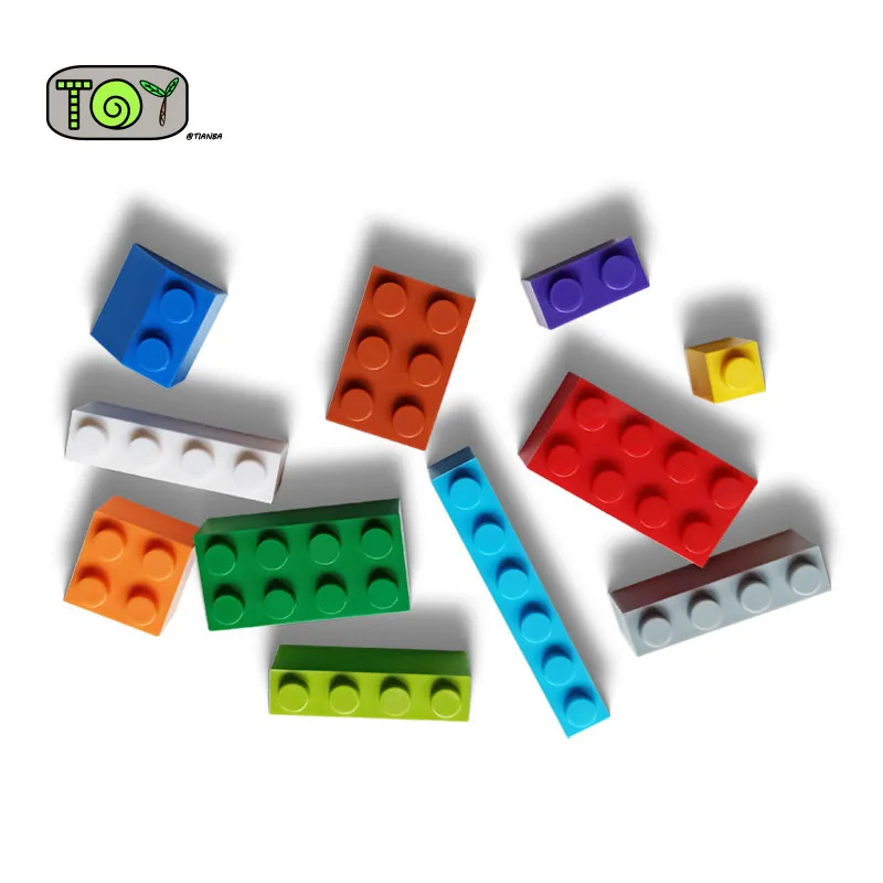 1000 шт. строительные блоки мой мир детская игрушка Творческий красочные кирпичики