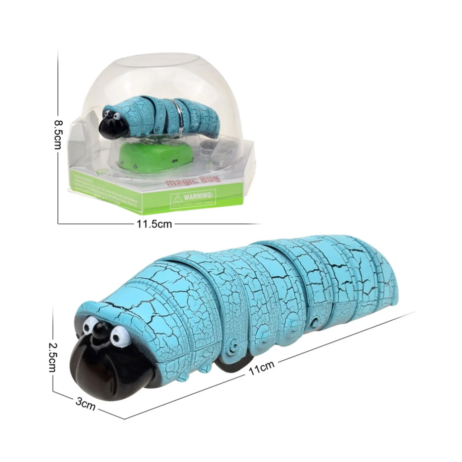 

RC Animals Caterpillar Toys Remote Control Infrared Induction Remote Control Caterpillar Animal Insect Electric new strange Toy