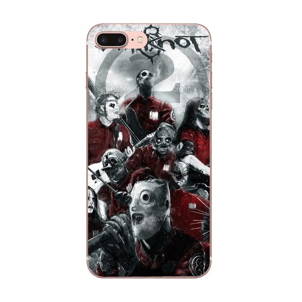 Американский Slipknot для Galaxy Grand A3 A5 A7 A8 A9 A9S On5 On7 Plus Pro Star 2015 2016 2017 2018 прозрачный мягкий