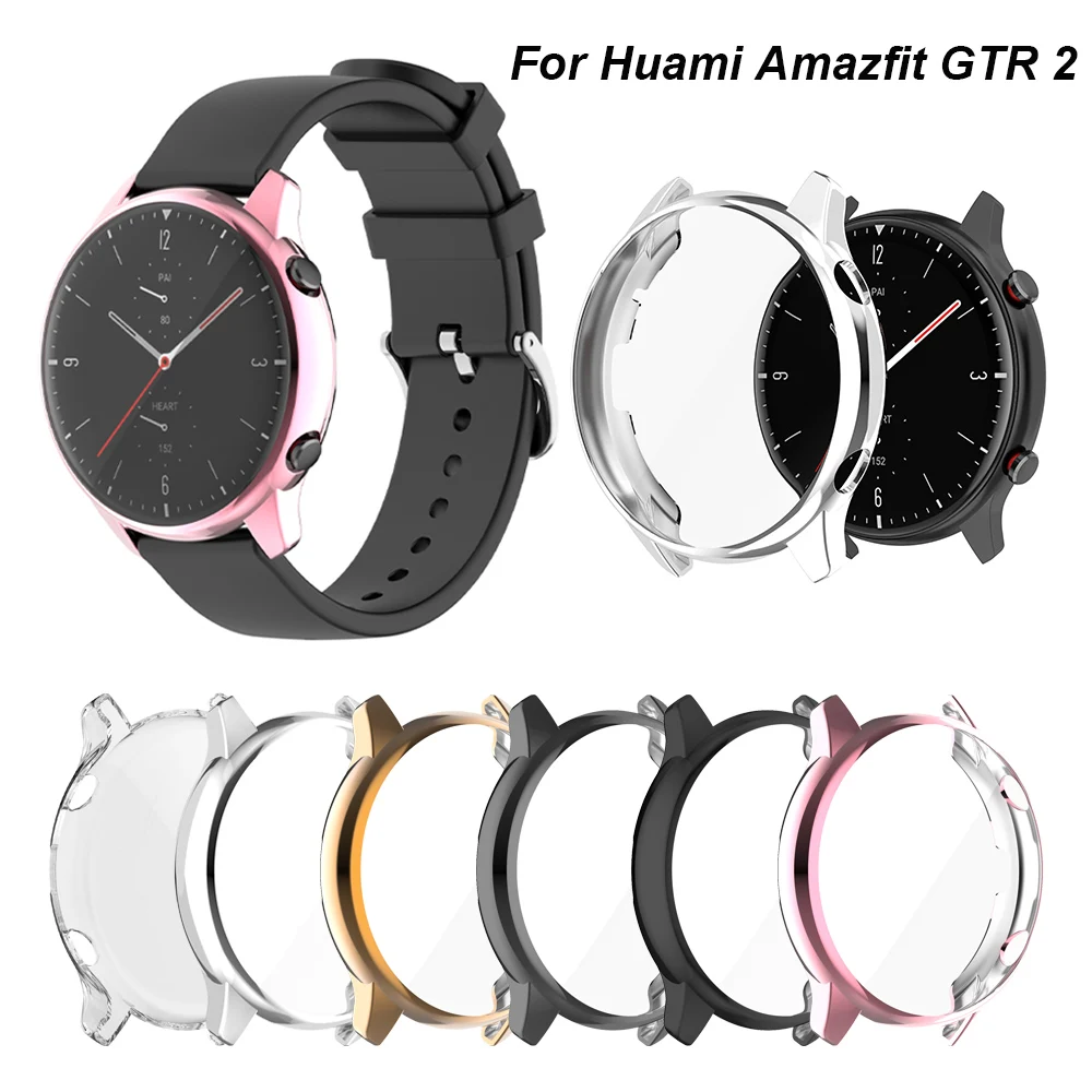 

Защитный чехол для смарт-часов Huami Amazfit GTR2, полное покрытие, мягкий чехол из ТПУ для часов Huami Amazfit GTR 2e