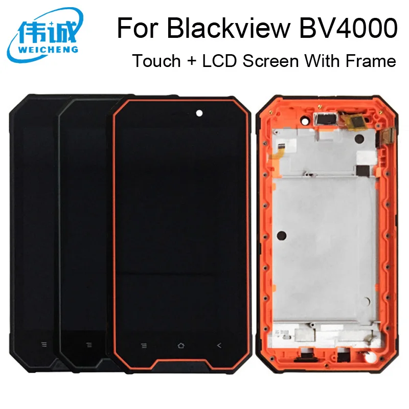 

WEICHENG For Blackview BV4000 LCD Display+Touch Screen Digitizer Assembly With Frame Replacement BV 4000 Pro+Free Tools