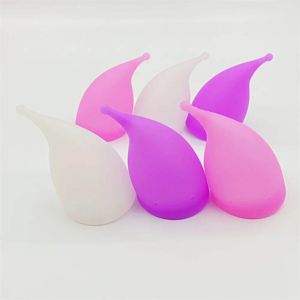 

10pcs Menstrual Cup for Women Menstrual Period Medical Grade lady Silicone Menstrual Cup Feminine Hygiene Sterilizing
