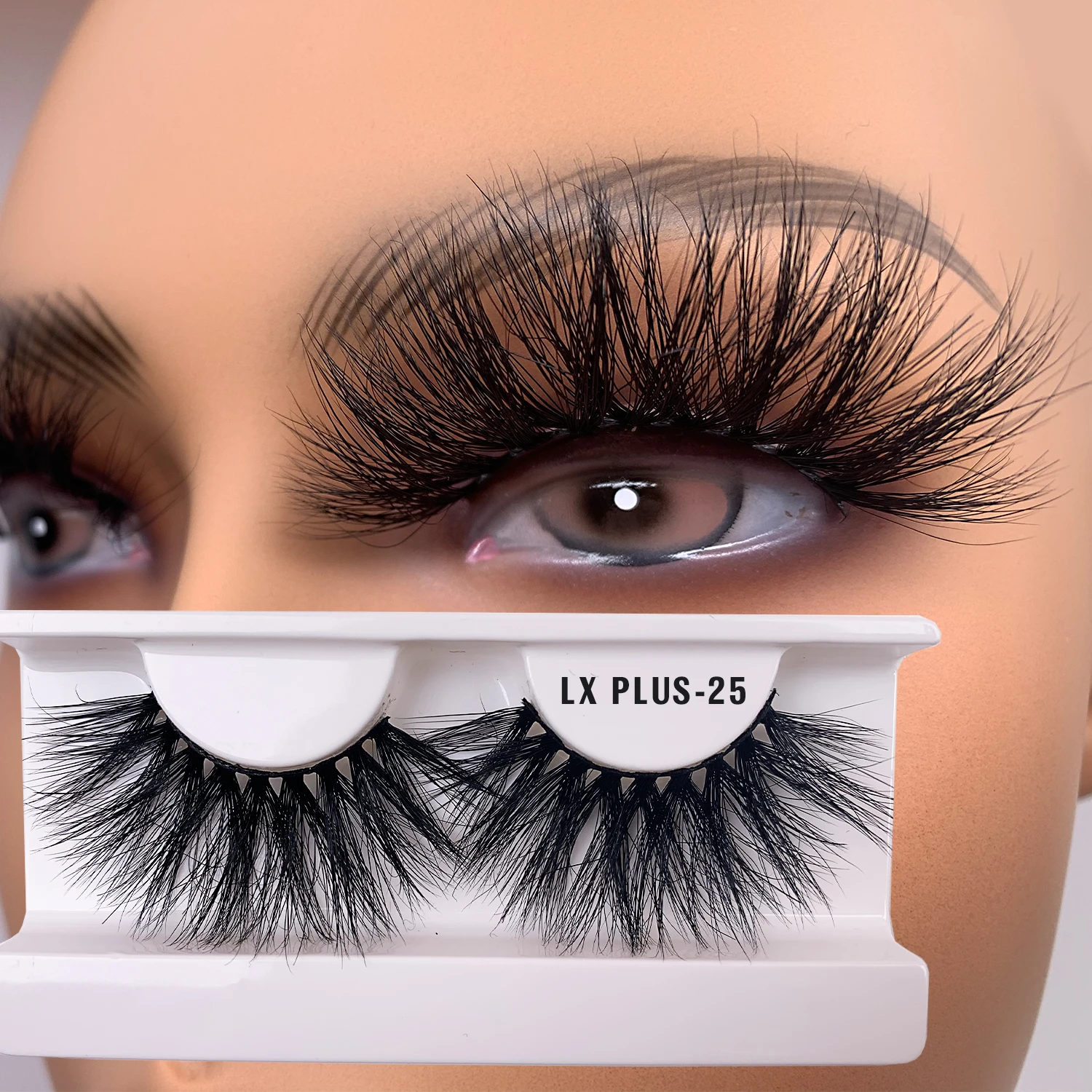 Ресницы норковые TDANCE без жестокости ресницы крест-накрест 3D 25 мм 1 пара мягкие