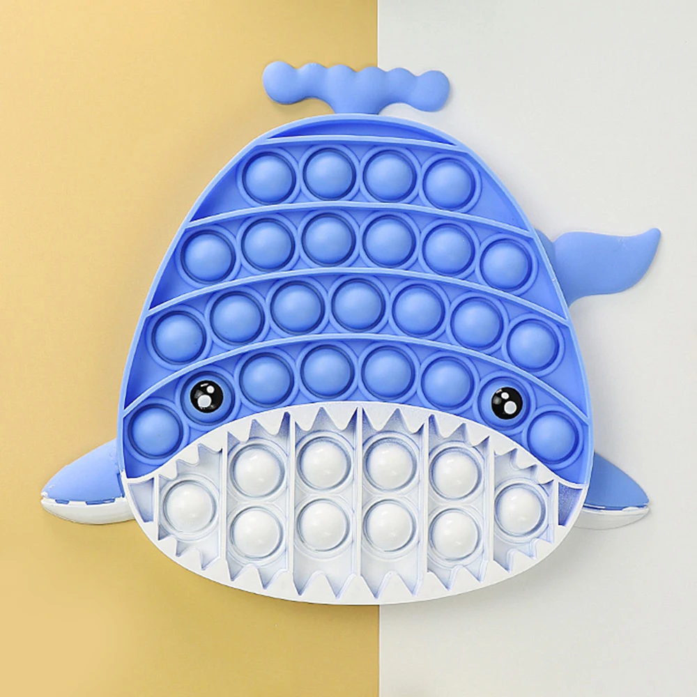 Ballena-juguete sensorial para ni&ntilde;os y adultos, juguete sensorial, Kawaii, regalo para chico, juguete educativo de aprendizaje-0