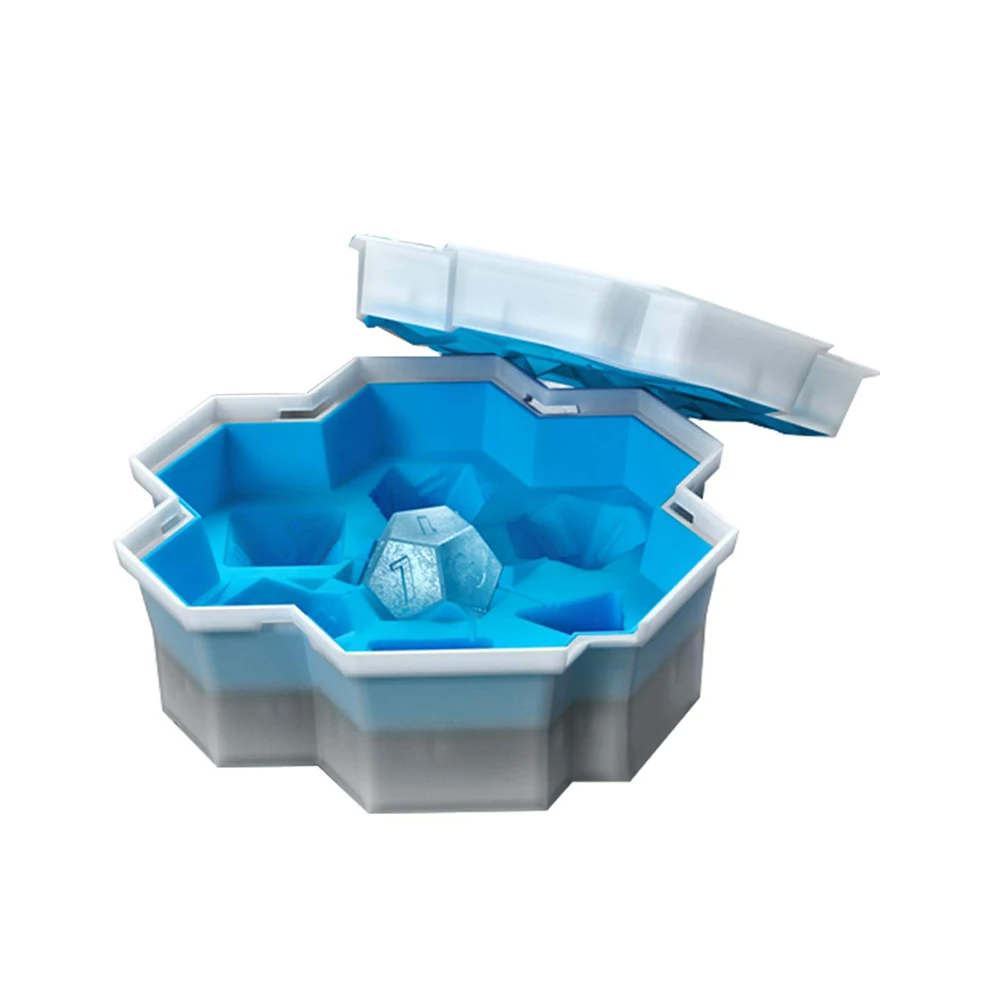 

Dice ice cube mold silicone shape food grade DIY fruit ice cream cake chocolate whiskey cocktail making tool tray mold best-sell