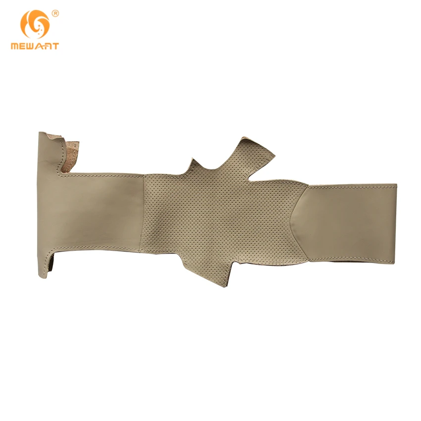 Чехол рулевого колеса автомобиля MEWANT из натуральной кожи бежевого цвета для Infiniti