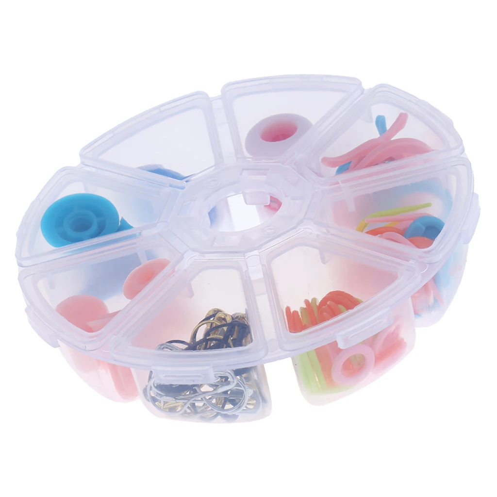 96 шт. набор для вязания крючком пластиковых маркеров|Швейные инструменты и