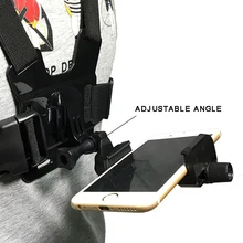 Chest Harness Fixing Strap Mobile Phone Holder Adjustable Phone Clip Holder Universal Action Camera POV Bracket Assessories