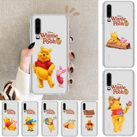 winnie the pooh honey anime transparent phone case for huawei p 40 30 20 10 9 8 lite e pro plus etui coque painting hoesjes com