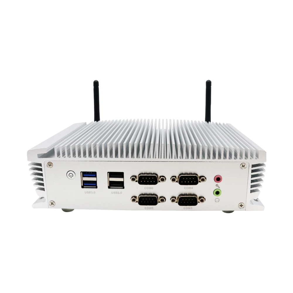 Eglobal мини-ПК Intel i5-6360U 6 * COM RS232 2 LAN VGA + HDMI двойной дисплей Win 8/10/11 LINUX TV BOX промышленный