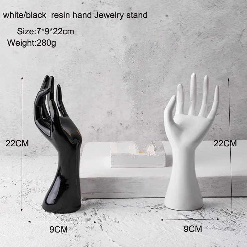 Лидер продаж подставка-держатель для ювелирных изделий из золотистой смолы -