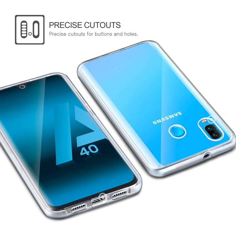 Двойной силиконовый чехол для Samsung Galaxy A50 A40 A30 A10 M10 S10 S9 S8 Plus S6 S7 Edge A6 A8 J4 J6 J8 A7 2018 A750 |