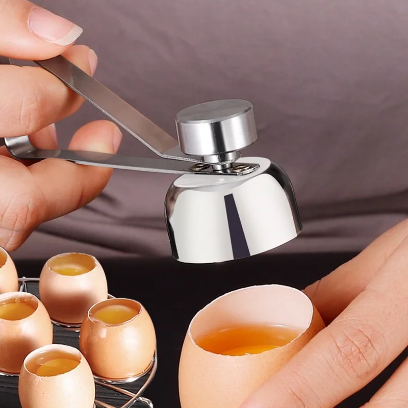 

Egg Topper Eggshell Cutter 304 Stainless Steel Egg Cracker Opener Remover 1 Pcs