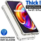 Утолщенные противоударные прозрачные чехол на телефон для реалми realme gt 5 6 x2 7 8 q3 pro q3s 8i xt 6s 6i x3 superzoom c11 c21 c3 gt neo,силикон чехлы