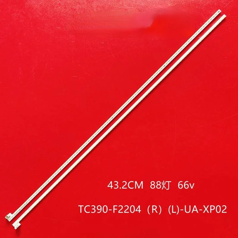 2pcs/set LED Backlight strip 88lamps for FOR SALORA LED39UAT TC390-F2204(R) L UA-XP02 CVB39003 CV9202H-TPW TC390FN04 V390HJ1 |